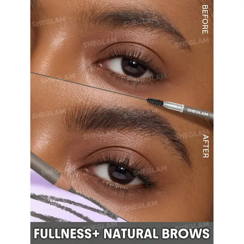 مداد ابرو دارای براش Fluff Line Eyebrow Pencil