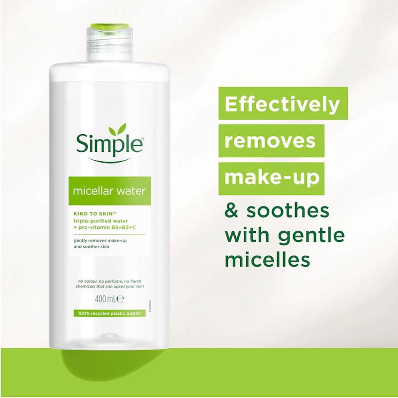 میسلار واتر سیمپل, مدل انواع پوست اورجینال Simple micellar cleansing water -