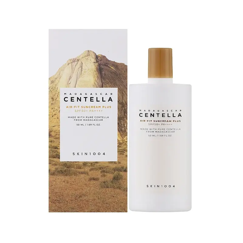 ضد آفتاب سنتلا ایر فیت پلاس اسکین 1004 مدل Madagascar Centella Air-Fit Suncream Plus SPF50+ PA+++