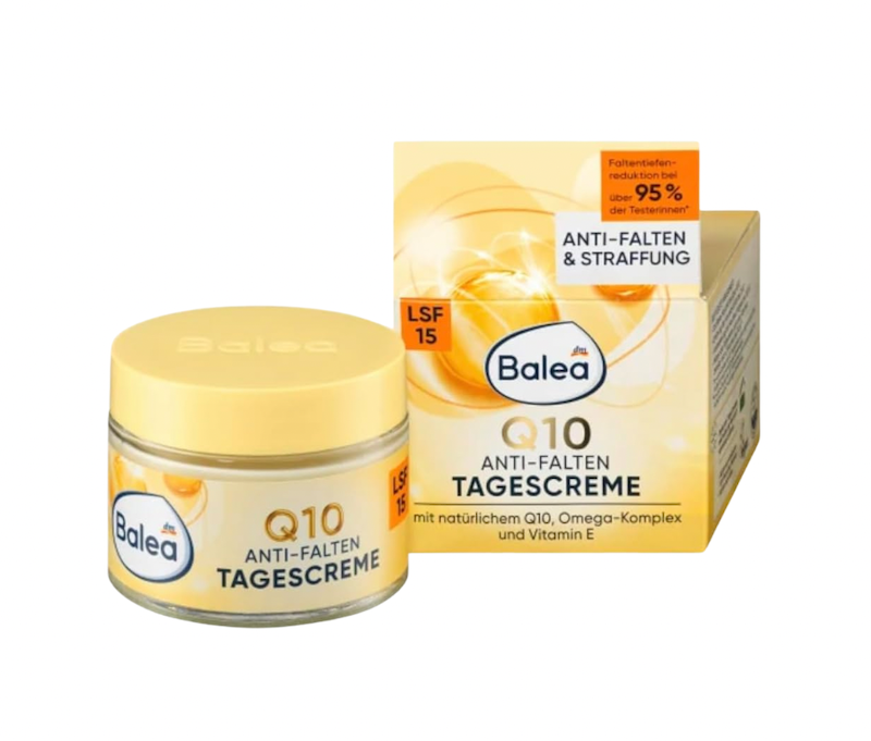 کرم روز ضدچروک باله آ مدل Q10 | Balea Q10 Anti-Wrinkle Day Cream SPF15