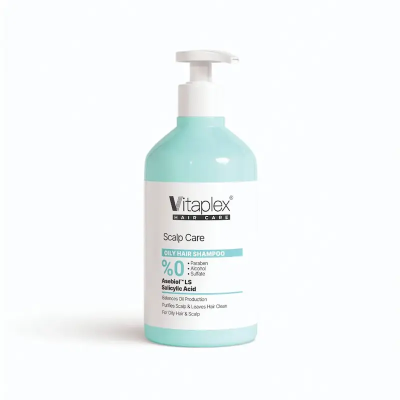 شامپو مو ویتاپلکس مناسب مو و پوست سر چرب 500میلVitaplex Sulfate Free Oily Hair Shampoo