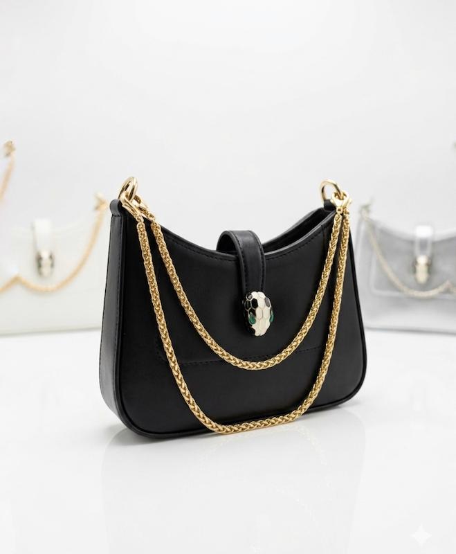 کیف دوشی مینیمالیست یراق بولگاری Bulgari Style