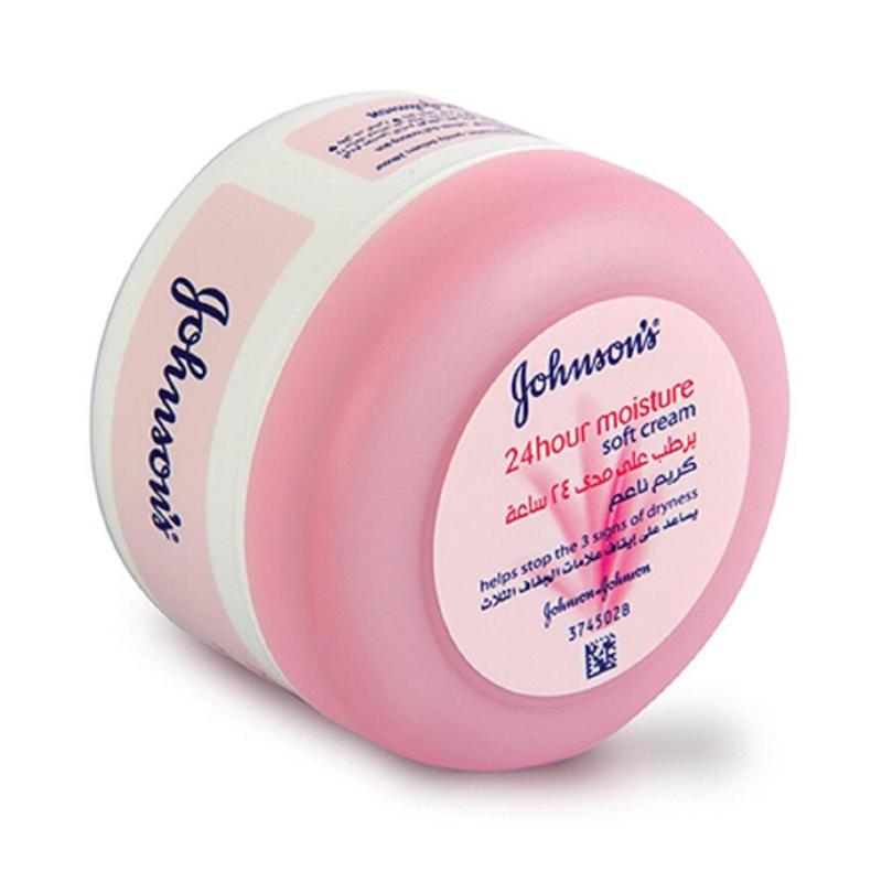کرم مرطوب‌کننده بدن جانسون Johnson’s مدل 24 Hour Moisture Soft Cream | حجم ۲۰۰ میل