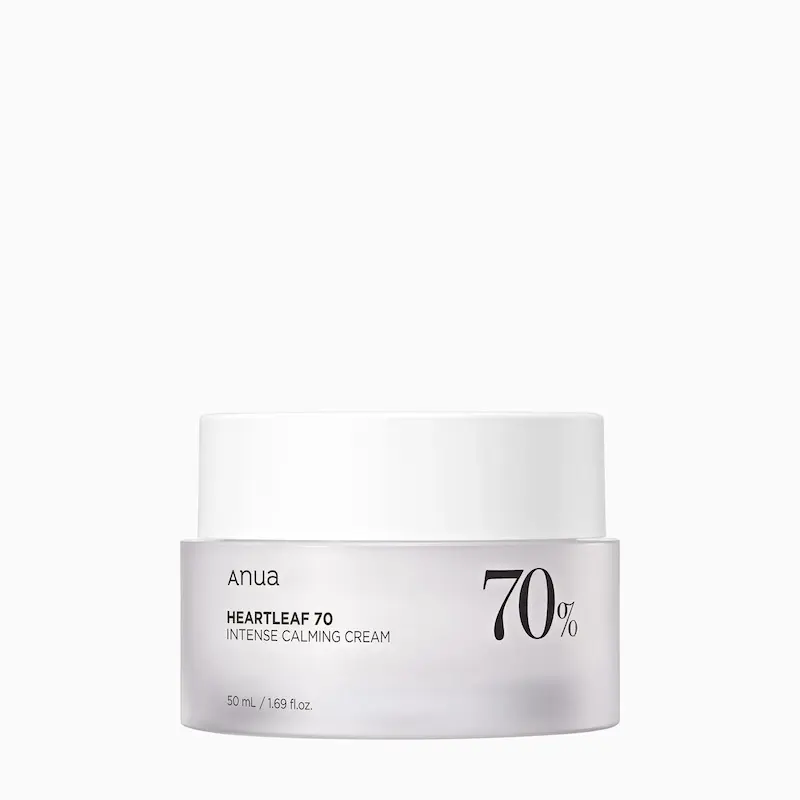 کرم آرام‌بخش و تسکین‌دهنده آنوا مدل Heartleaf 70% Intense Calming Cream حجم ۵۰ میلی‌لیتر