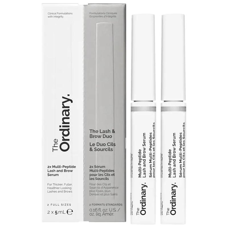 سرم تقویت‌کننده مژه و ابرو اوردینری The Ordinary Multi-Peptide Lash & Brow Serum Duo (دو عدد ۵ میل)