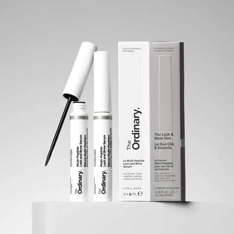 سرم تقویت‌کننده مژه و ابرو اوردینری The Ordinary Multi-Peptide Lash & Brow Serum Duo (دو عدد ۵ میل)