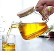 قوری پیرکس درب بامبو سایز متوسط – دسته آسیب‌دیده (اوتلت)