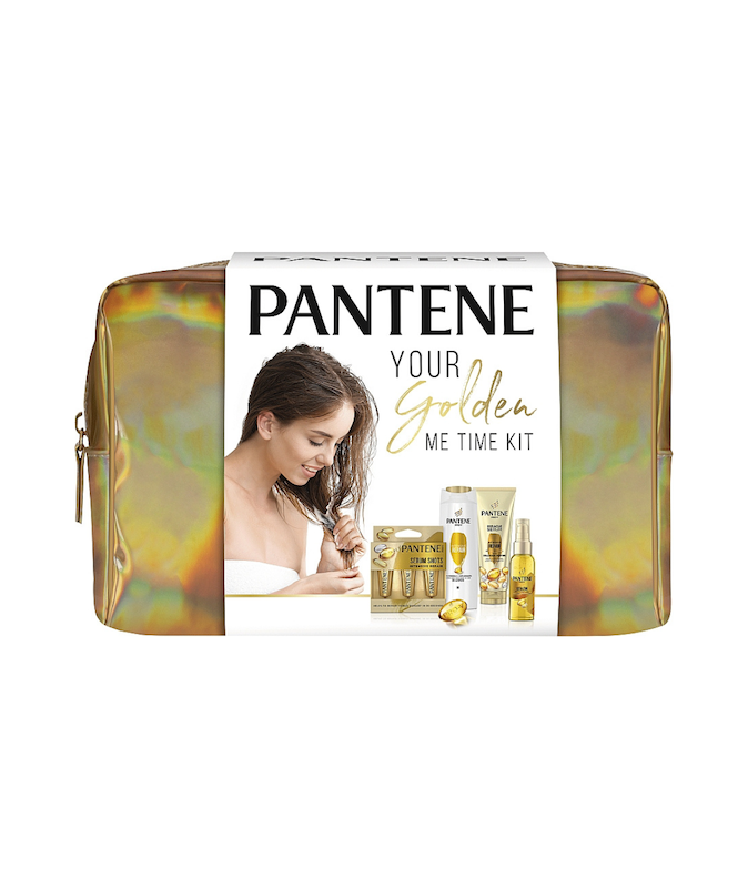 پک مراقبت و ترمیم مو پنتن مدل گلدن می تایم Pantene Your Golden Me Time Kit