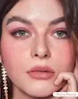 رژگونه پودری و مات شیگلم باز شده از پک ,  Your’re peachy  SHEGLAM LOVE DIVE TENDER HEART POWDER BLUSH