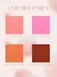 رژگونه پودری و مات شیگلم باز شده از پک ,  Your’re peachy  SHEGLAM LOVE DIVE TENDER HEART POWDER BLUSH