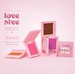 رژگونه پودری و مات شیگلم باز شده از پک ,  Your’re peachy  SHEGLAM LOVE DIVE TENDER HEART POWDER BLUSH