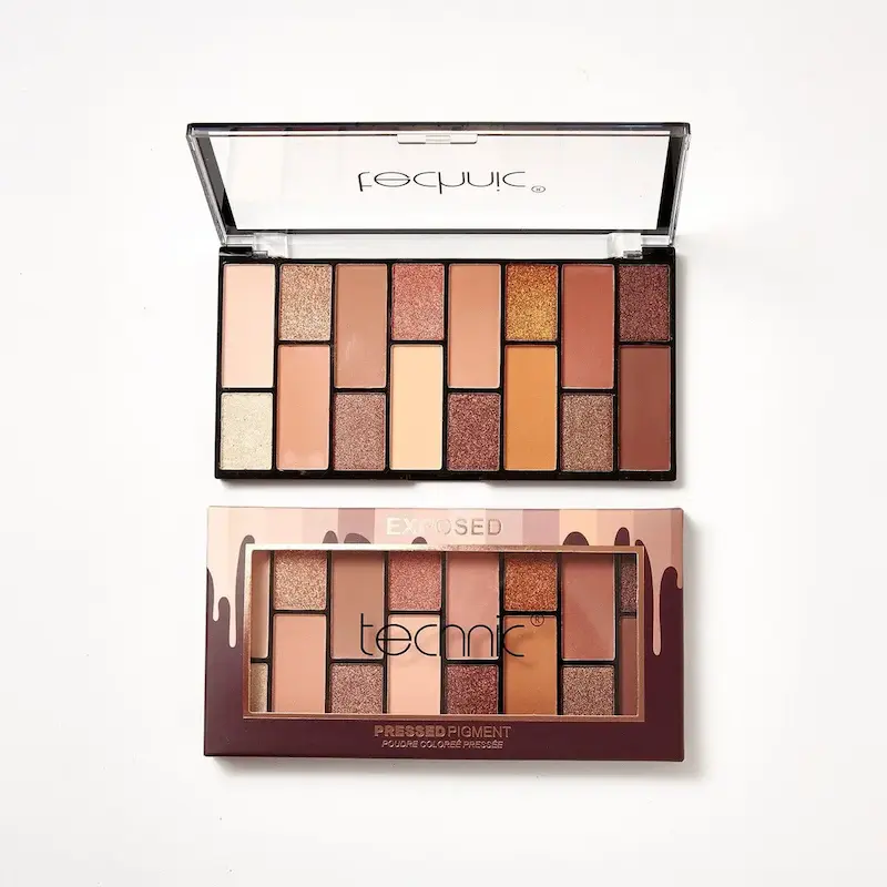 پالت سایه چشم تکنیک آسیب دیده، مدل Exposed  Technic Eyeshadow Palette – Exposed