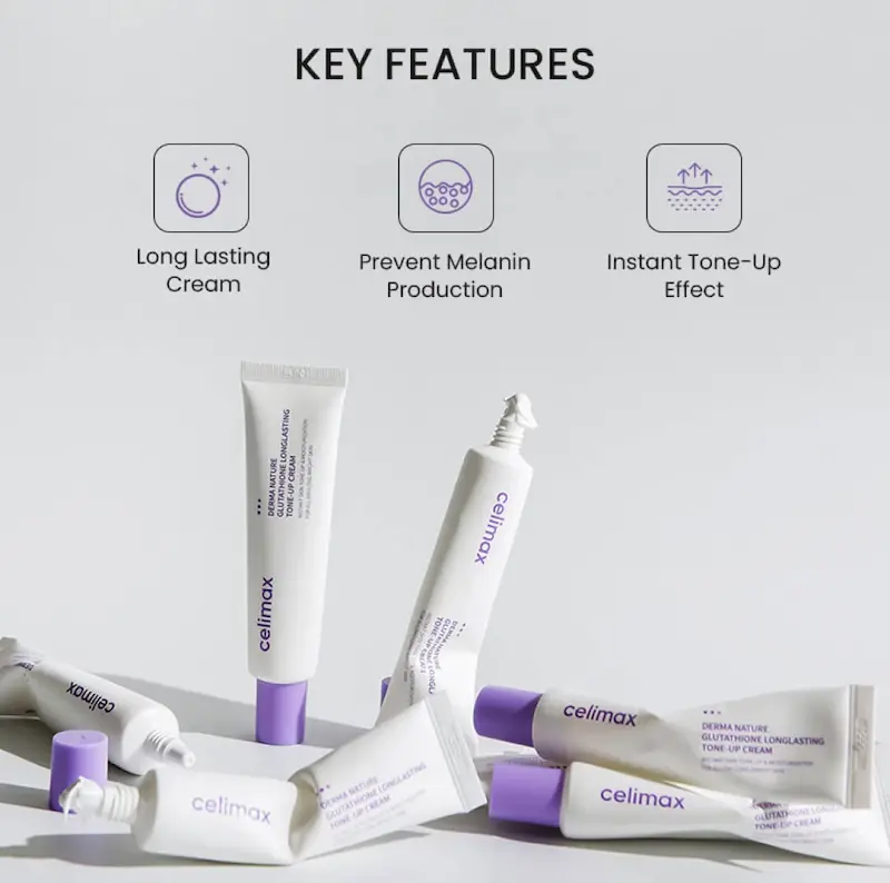 کرم روشن‌کننده و مرطوب‌کننده سلیمکس | Celimax Derma Nature Glutathione Tone-Up Cream