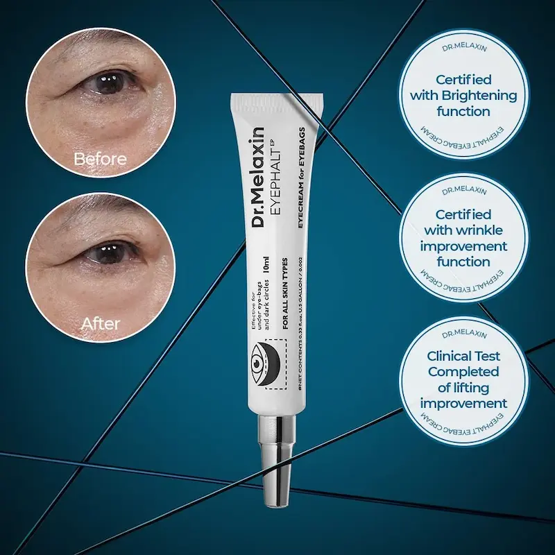 کرم دور چشم ضد پف و ضد تیرگی Eyephalt Eyebag دکتر ملاکسین Dr.Melaxin
