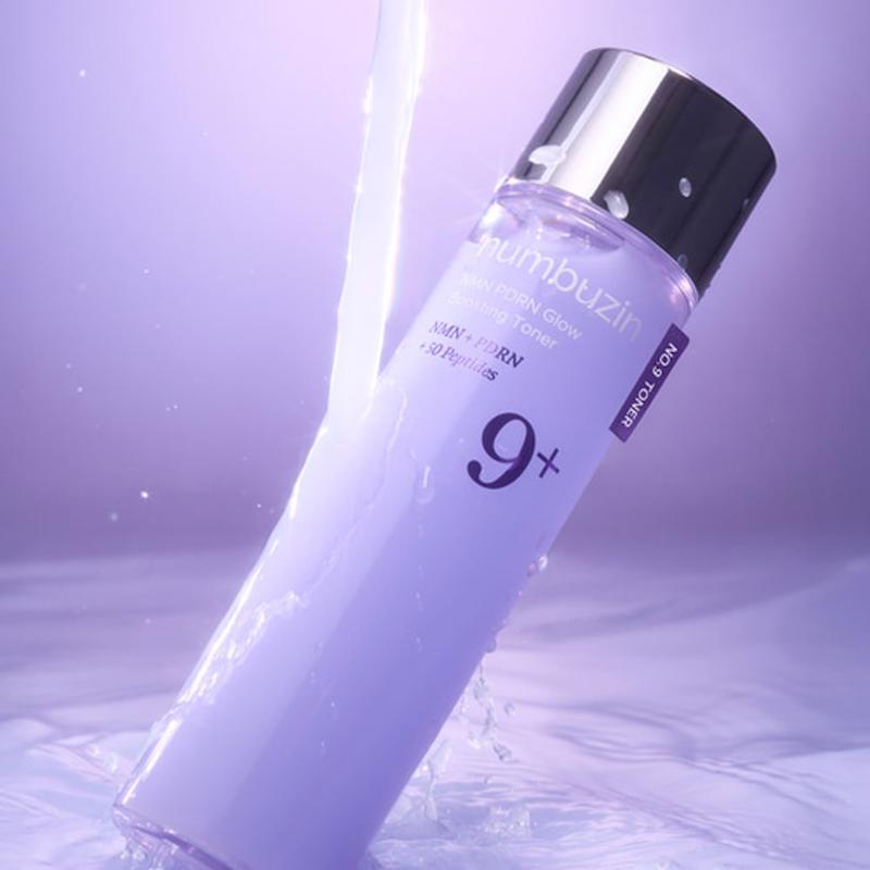 تونر درخشان‌کننده و جوانساز نامبوزین شماره 9 NAD+ PDRN | Numbuzin No.9 NAD PDRN Glow Boosting Toner – 150ml