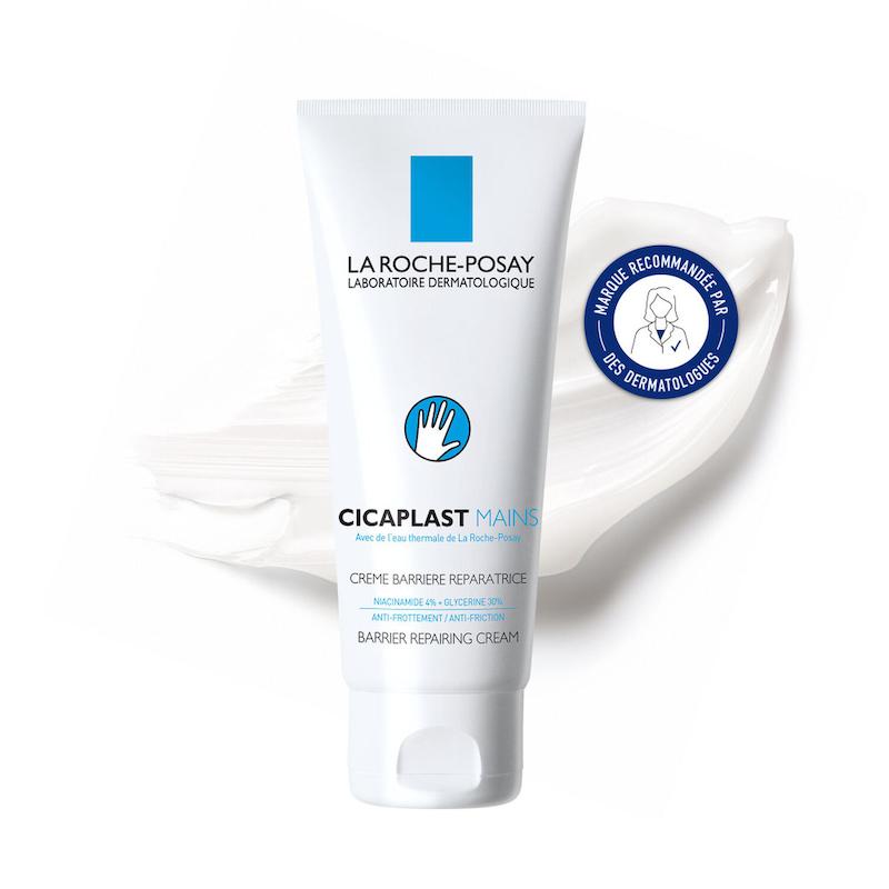 کرم ترمیم‌کننده و محافظ دست سیکاپلاست لاروش پوزای La Roche-Posay Cicaplast Mains Barrier Repairing Cream 50ml