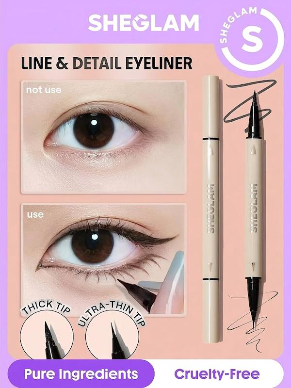 قلم خط چشم چندکاره و طراحی شیگلم SHEGLAM Multi-Tasker Line & Detail Eyeliner Pen