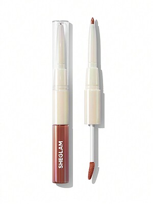 خط لب و لیپ گلاس دوطرفه شیگلم   LIP RULES LINER & GLOSS PEN  SHEGLAM