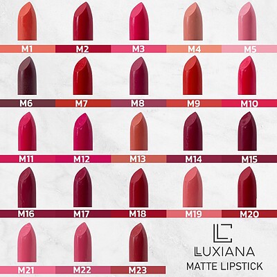 رژ لب های برند لوکسیانا   matte lipstick LUXIANA