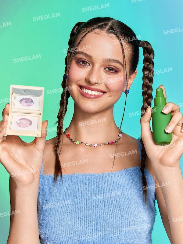 پودر فیکس و بیک کالکشن ریک اند مورتی شیگلم,        Setting Powder Rick and Morty X SHEGLAM 