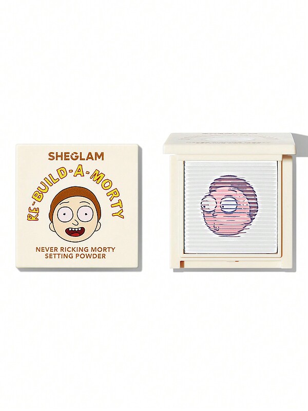 پودر فیکس و بیک کالکشن ریک اند مورتی شیگلم        Setting Powder Rick and Morty X SHEGLAM 