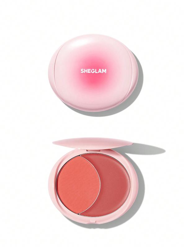 رژگونه کرمی پودری شیگلم,  CHEEK 2 CHEEK BLUSH DUO SHEGLAM