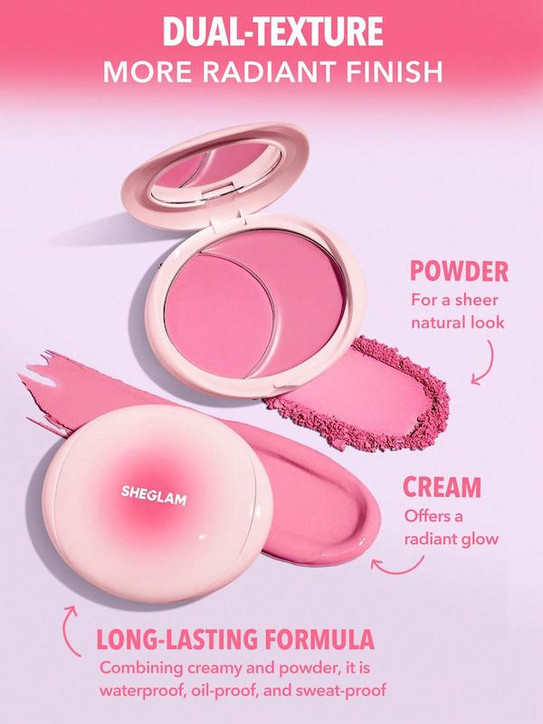 رژگونه کرمی پودری شیگلم,  CHEEK 2 CHEEK BLUSH DUO SHEGLAM