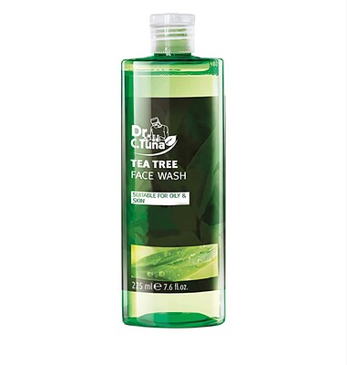 ژل شستشوی صورت ضدجوش تی تری حاوی روغن درخت چای دکتر سی تونا فارماسی  Farmasi Dr C Tuna Tea Tree Series Face Wash