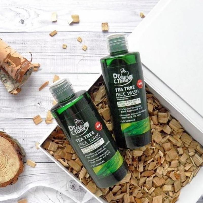 ژل شستشوی صورت ضدجوش تی تری حاوی روغن درخت چای دکتر سی تونا فارماسی،  Farmasi, Dr C Tuna Tea Tree Series Face Wash