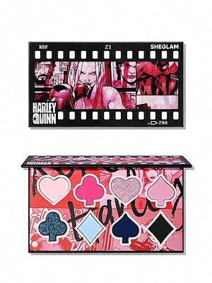  پالت سایه هارلی کویین (harley quinn eyeshadow pallet sheglam