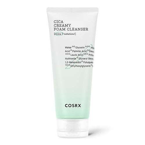 فوم شستشوی کرمی سیکا از برند کوزارکس    COSRX Pure Fit Cica Creamy Foam Cleanser