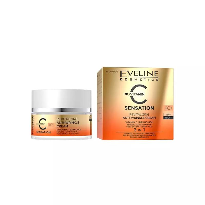 کرم شب و روز اولاین, مدل C SENSATION برای ۴۰+ | Eveline C SENSATION Day & Night Cream 40+ (50ml)
