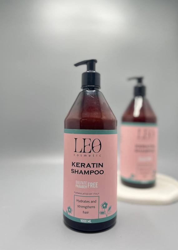 شامپو کراتینه لئو کازمتیک, (LEO Cosmetic) – حجم 1000 میلی‌لیتر