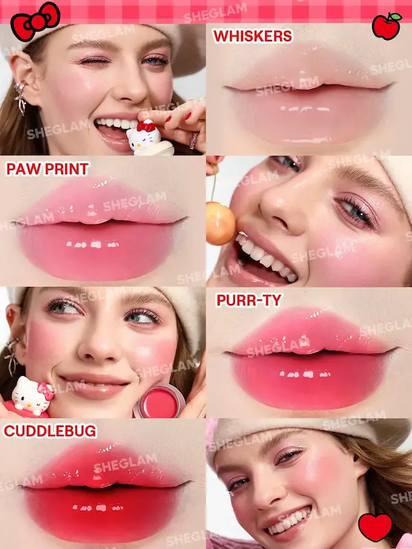  بالم همه‌کاره رنگی شیگلم، مدل هلو‌کیتی Hello Kitty | Sheglam Hello Kitty Color Multi Balm