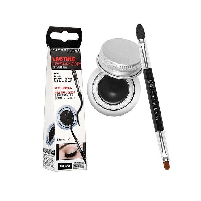 خط چشم ژله ای کاسه ای میبلین 24 ساعته maybelline gel eyeliner 24h