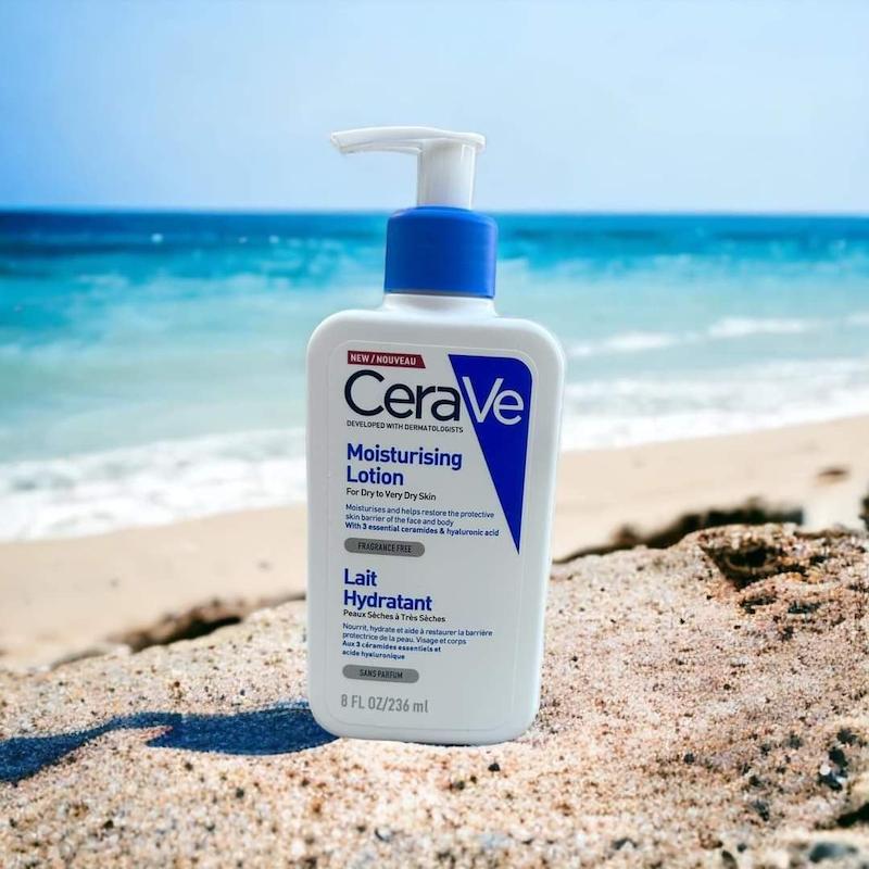 CeraVe Moisturising Lotion – لوسیون مرطوب‌کننده صورت و بدن سراوی، (مناسب پوست نرمال تا خشک و حساس)