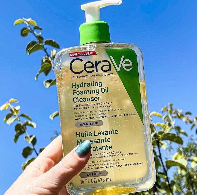 CeraVe Hydrating Foaming Oil Cleanser – شوینده فومی روغنی و آبرسان سراوی،