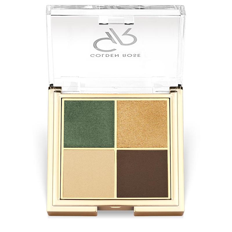 سایه چشم چهارتایی گلدن رز، | Golden Rose, Wet & Dry Eyeshadow Quad