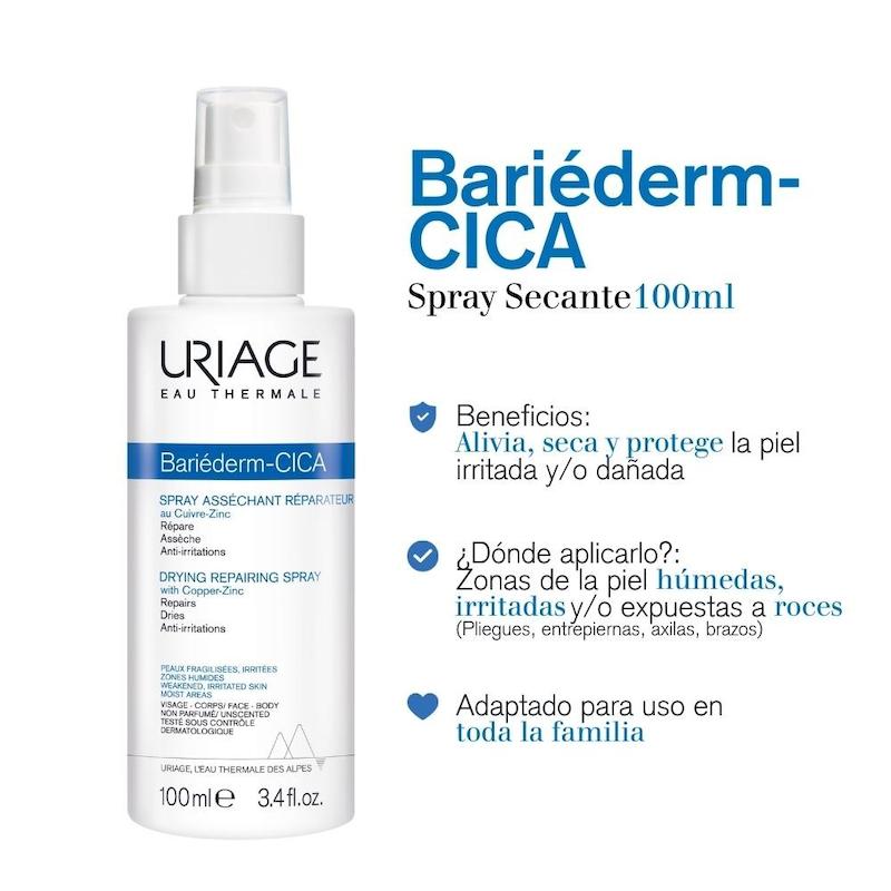 اسپری ترمیم‌کننده اوریاژ، |  Uriage Bariederm-Cica Drying Repair Spray 