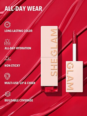 تینت لب شیگلم لاو تاپ Sheglam Lip Tint love on top