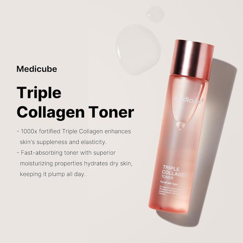 تونر کلاژن سه‌گانه مدیکیوب، | Medicube Triple Collagen Toner