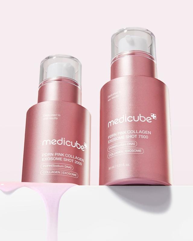شات پپتید و کلاژن صورتی مدیکیوب، | Medicube OSRX PDRN Pink Collagen Exosome Shot 2000