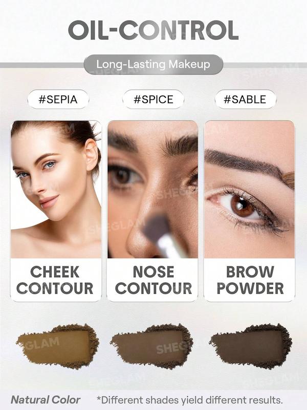 پودر پرکننده خط رویش مو شیگلم، –  Sheglam Fix & Fill Hairline Powder