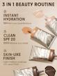  تینت کرم چندکاره ۳ در ۱ شیگلم spf20%  –  SHEGLAM 3 in 1 skin tint Beauty Routine