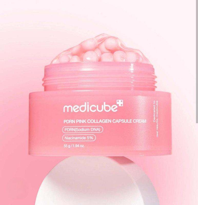  کرم کلاژن کپسولی صورتی مدیکیوب  Medicube PDRN Pink Collagen Capsule Cream –