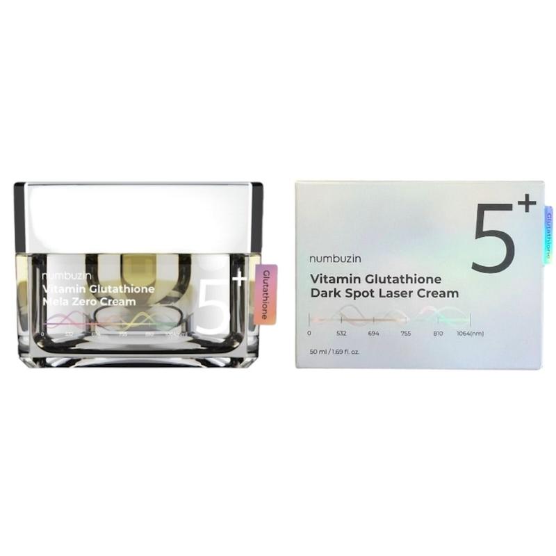   کرم ویتامین گلوتاتیون نامبوزین شماره 5  (Numbuzin No.5 Vitamin Glutathione Dark Spot Laser Cream)