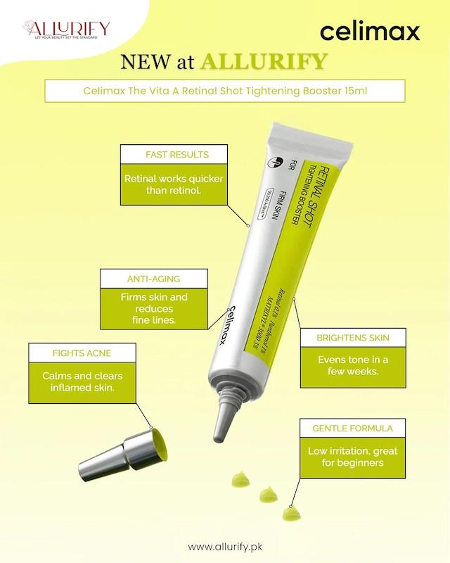 بوستر رتینال سلیمکس – Celimax Retinal Shot Tightening Booster