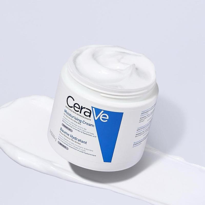 کرم مرطوب‌کننده سراوی مدل Moisturising CERAVE Cream  مخصوص پوست خشک