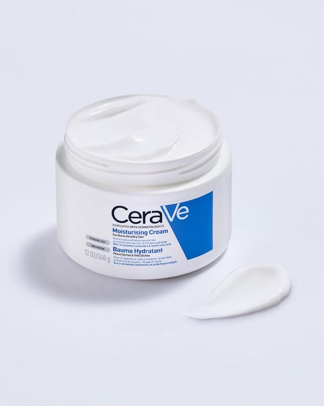 کرم مرطوب‌کننده سراوی مدل Moisturising CERAVE Cream  مخصوص پوست خشک
