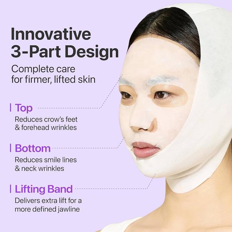 ماسک ورقه‌ای لیفت و درخشان‌کننده نامبوزین شماره ۹  Numbuzin No.9 NAD+ BIO Lifting-sil Full Face Mask